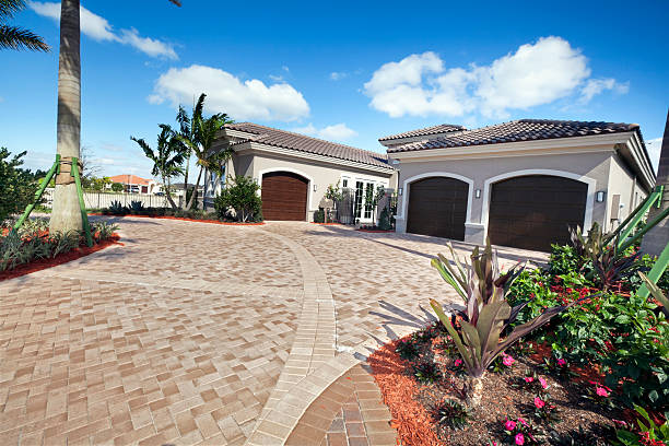 Permeable Paver Driveway in Wake Village, TX